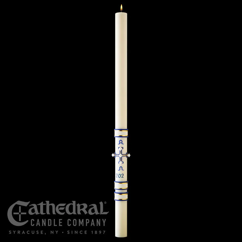 1-1/2" x 34" Eternal Glory Paschal Candle