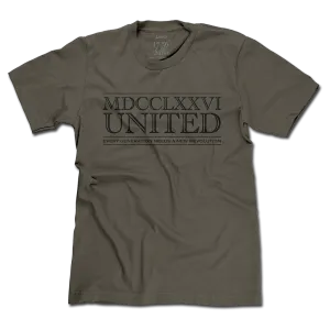 1776 United® Numerals Logo Tee - OD Green