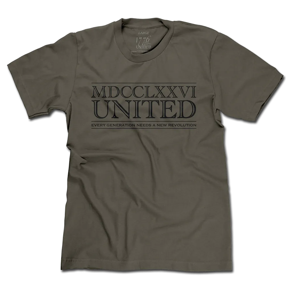 1776 United® Numerals Logo Tee - OD Green