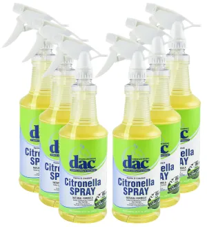 32 oz DAC Citronella Spray, 6 pack