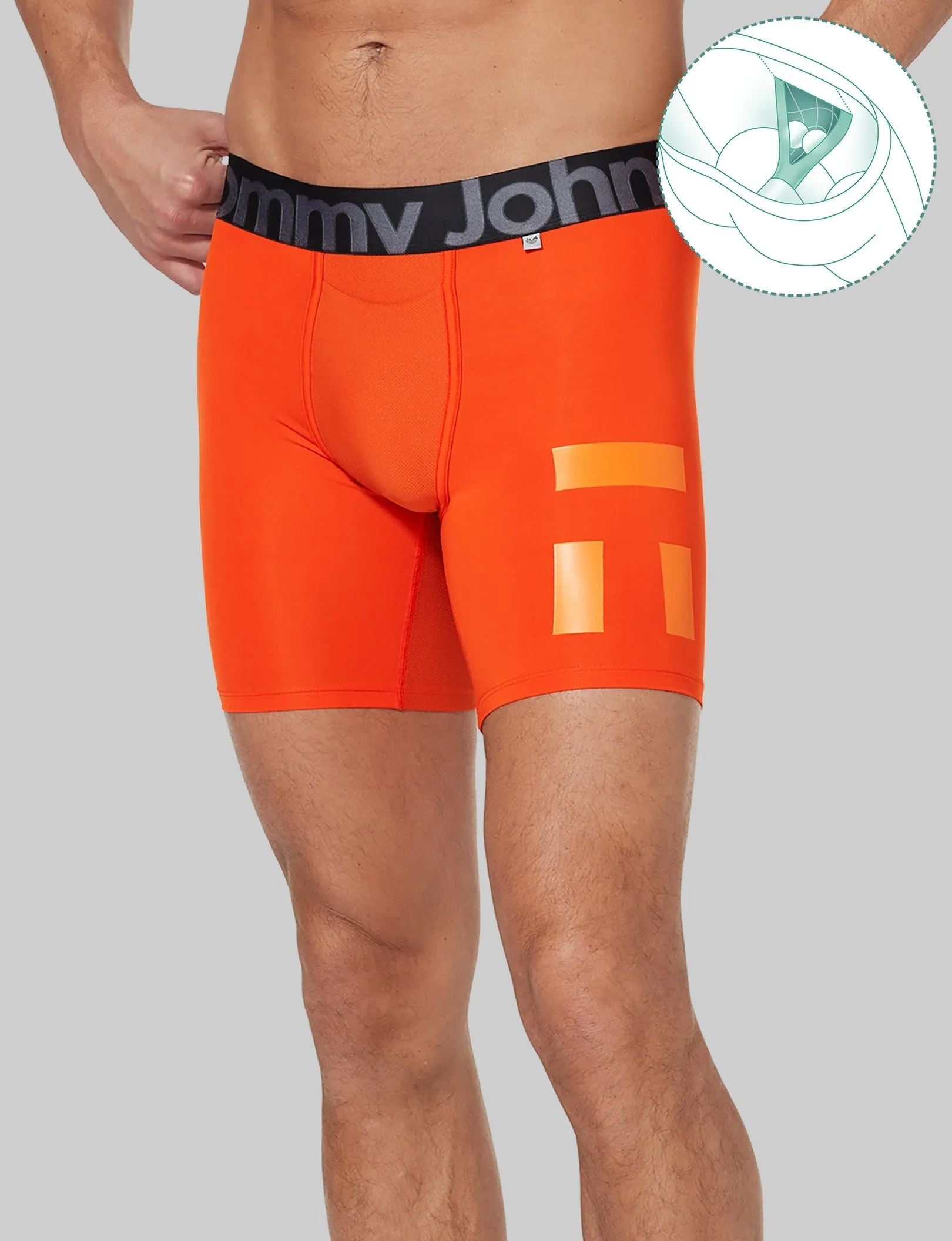 360 Sport Mid-Length Boxer Brief 6"