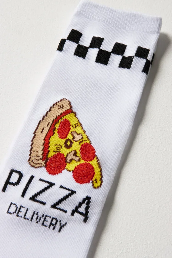 4 Pack Pizza Gifting Socks