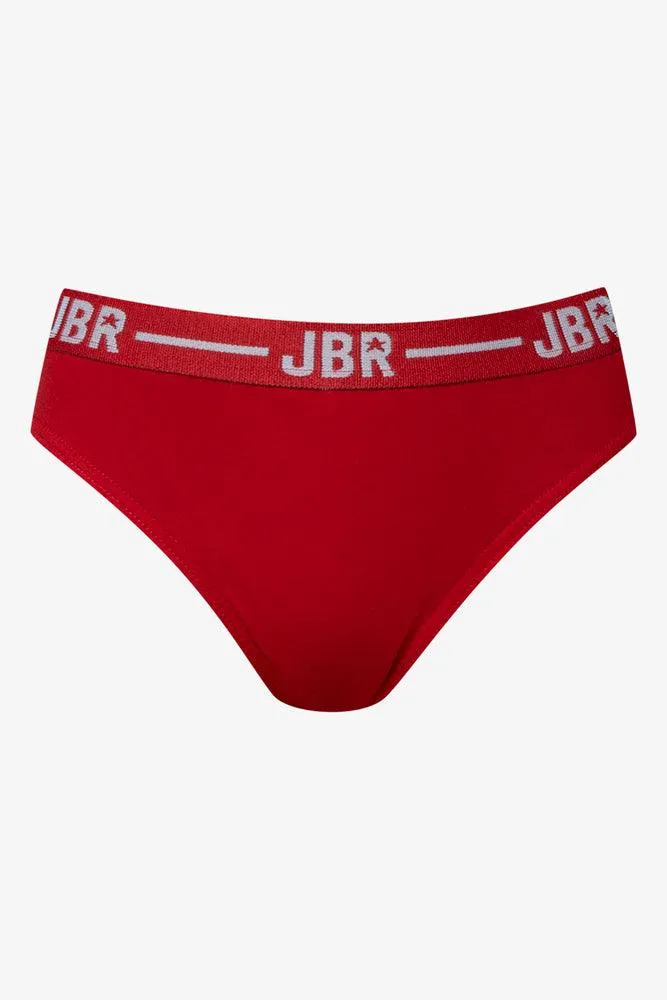 5 Pack Comfort Briefs Red