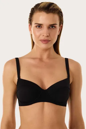 63565 Black Bikini Top