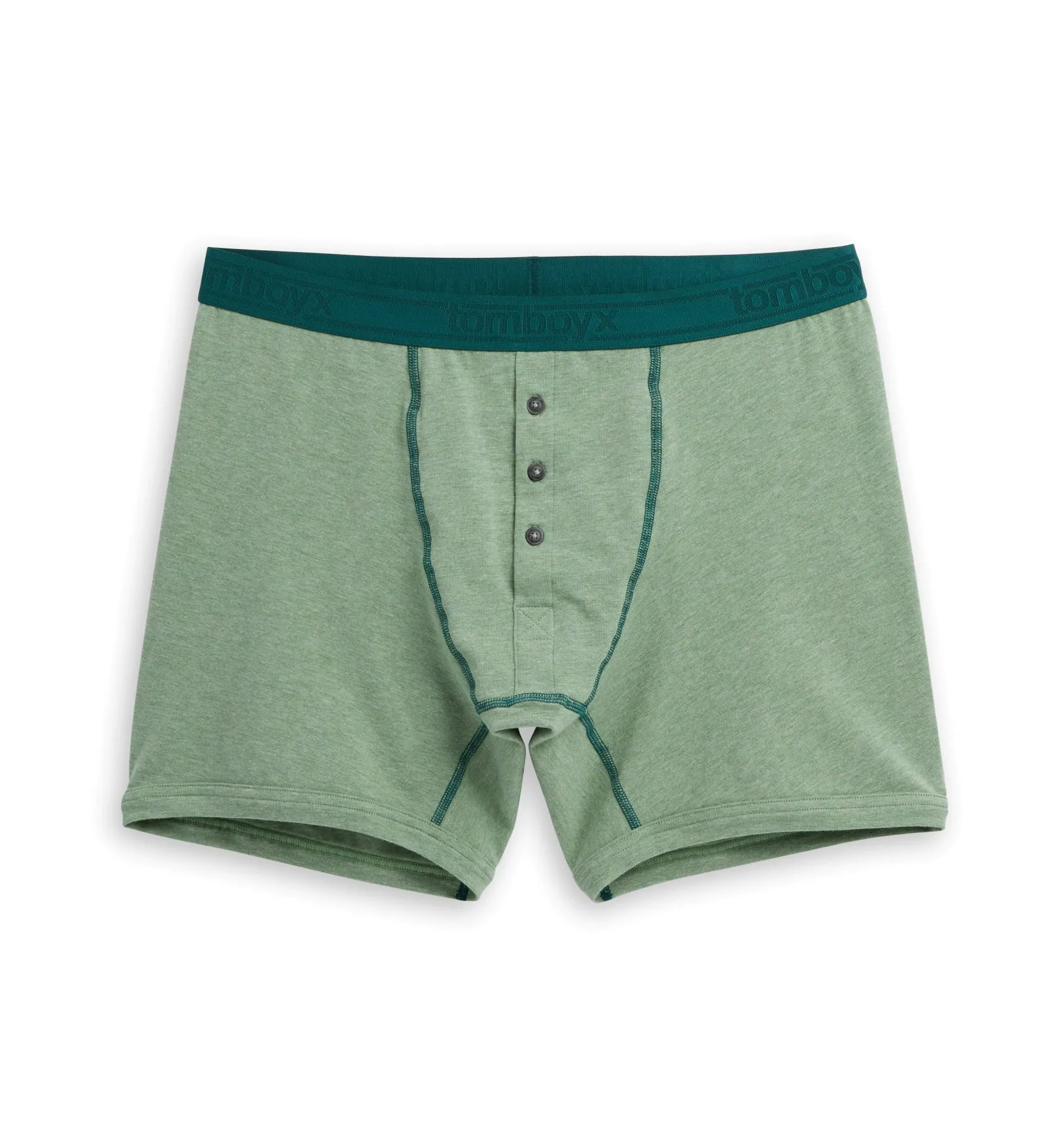 6" Fly Packing Boxer Briefs - Pine Heather