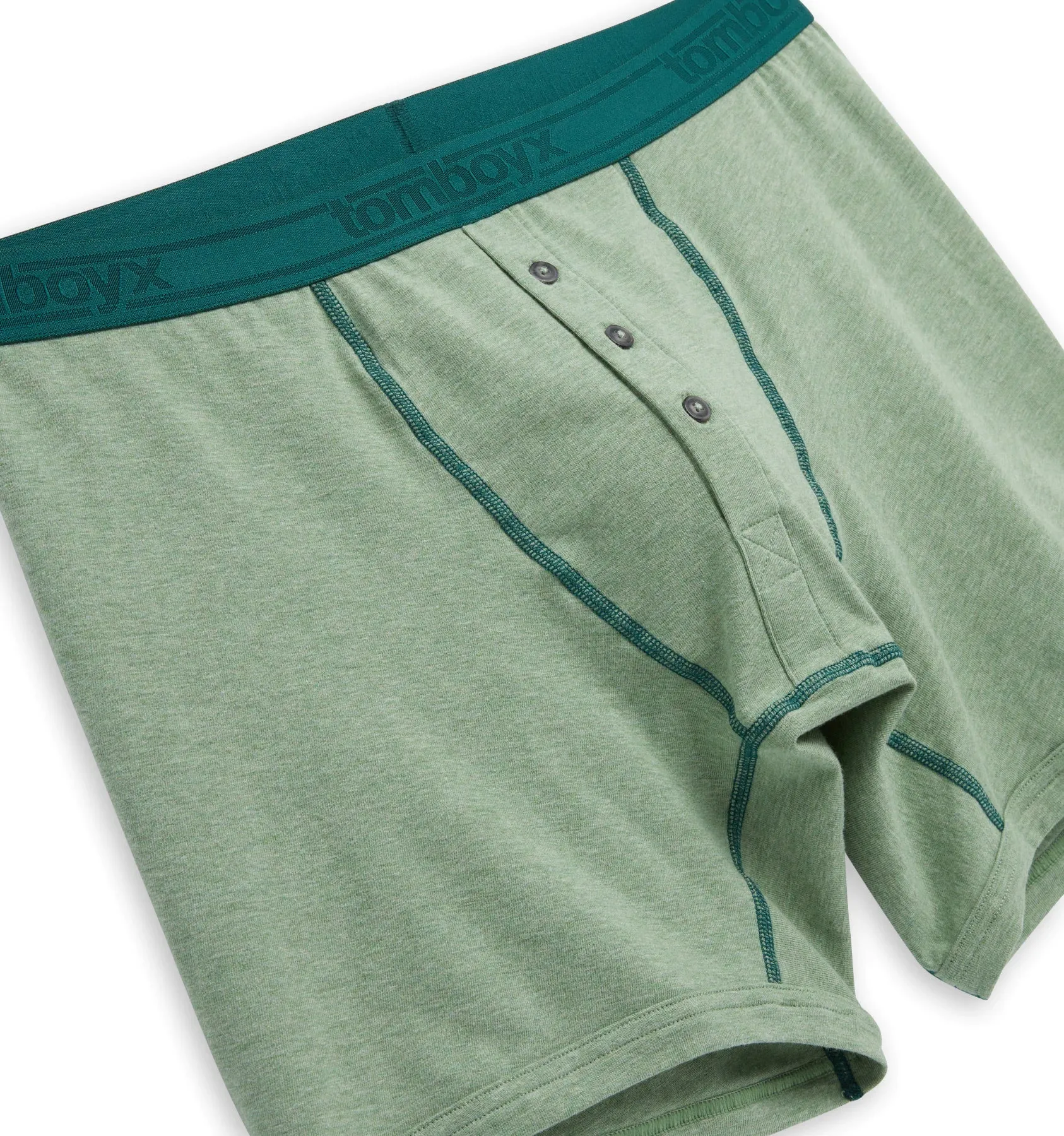 6" Fly Packing Boxer Briefs - Pine Heather