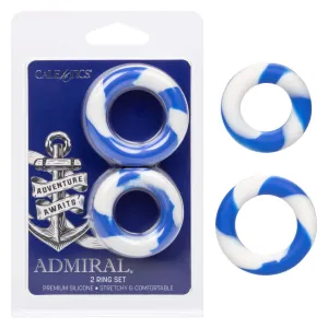 Admiral 2 Ring Set by California Exotic Novelties: Elevate Pleasure and Performance with Premium Silicone Enhancers