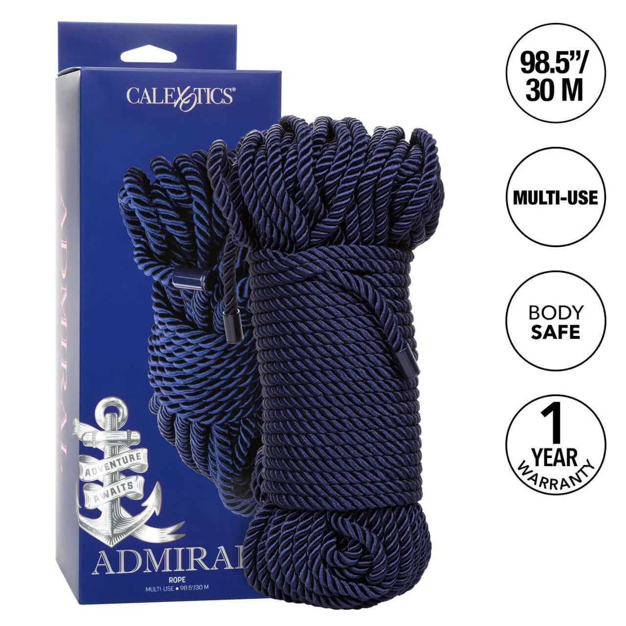 Admiral Rope - Explore Sensual Bondage with 98.5 Feet of Versatile Pleasure