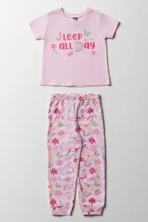 All Day Sleep Set Pink