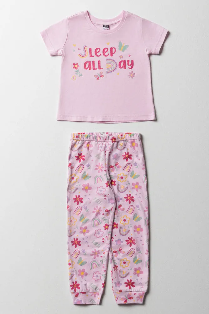 All Day Sleep Set Pink