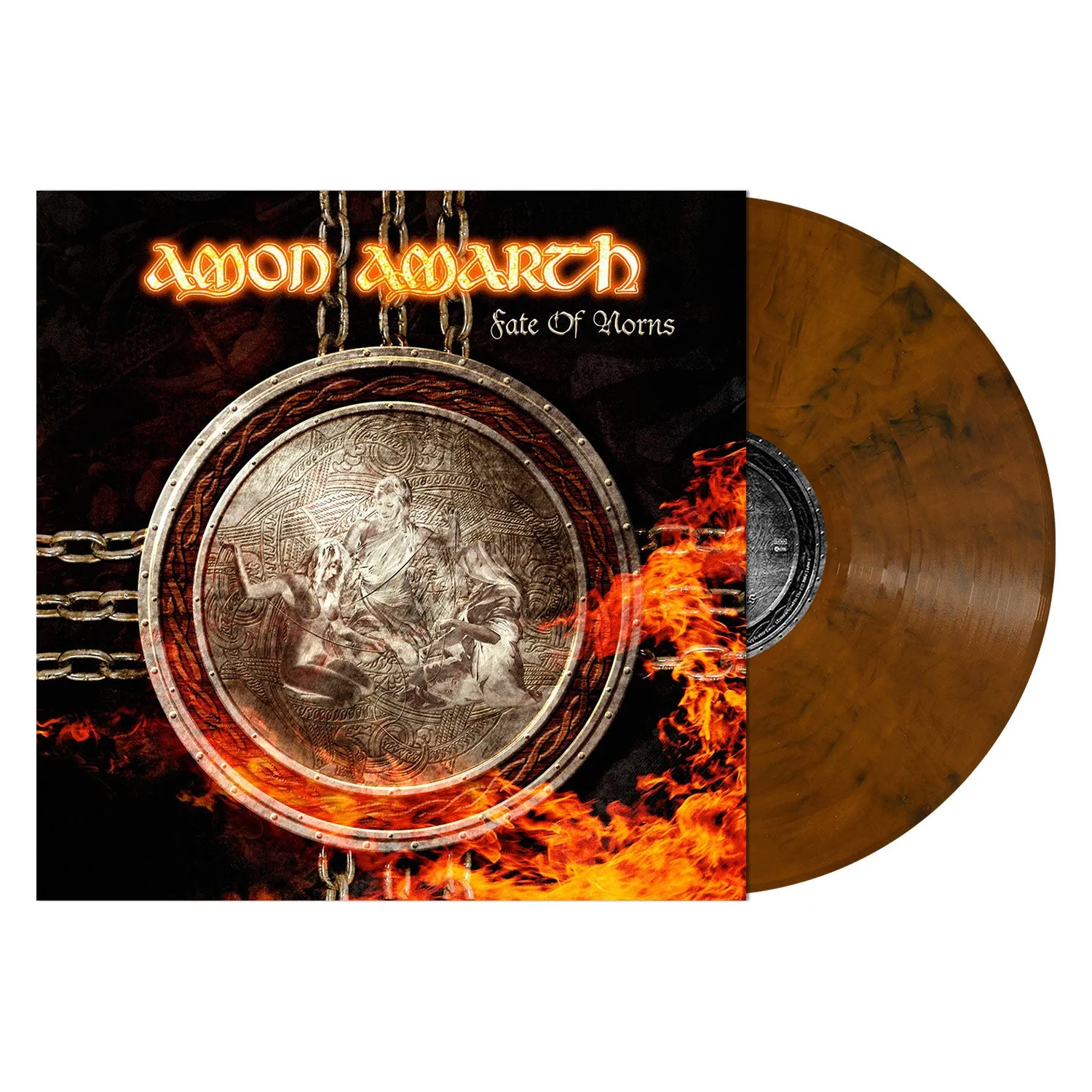 Amon Amarth "Fate of Norns (Ochre Brown Marbled Vinyl)" 12"