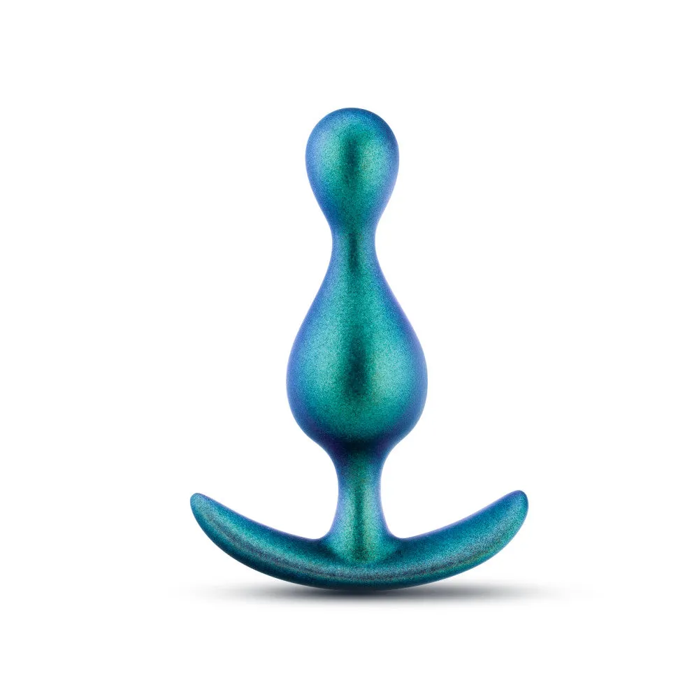 Anal Adventures Matrix By Blush® | The Photon Plug: 4.5 inch Smooth Tapered Butt Plug in Neptune Teal | With Stayput™ Technology & AnchorTech™ Base