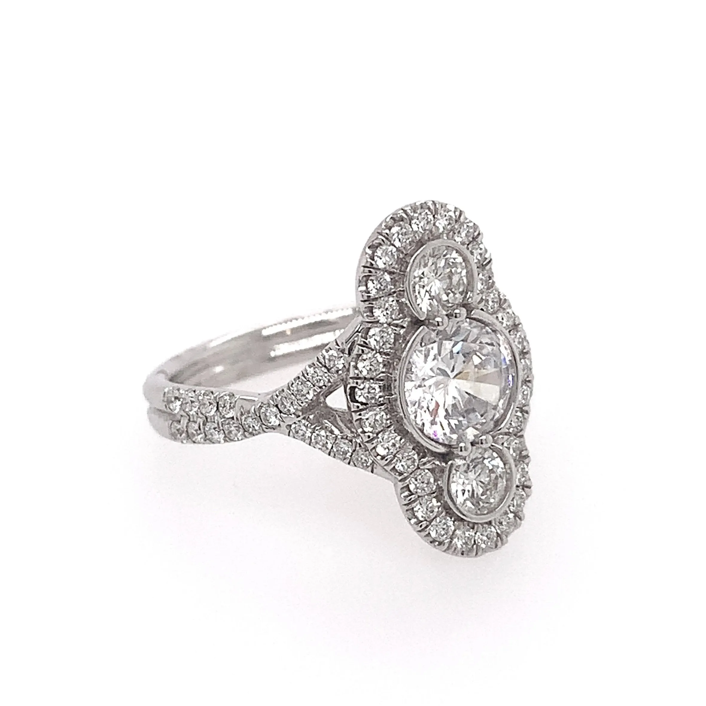 Antique Engagement Ring Semi-Mount