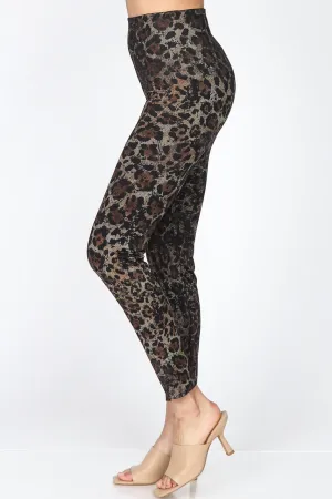 B4222XLCH  Extended SIze High Waist Full Length Legging