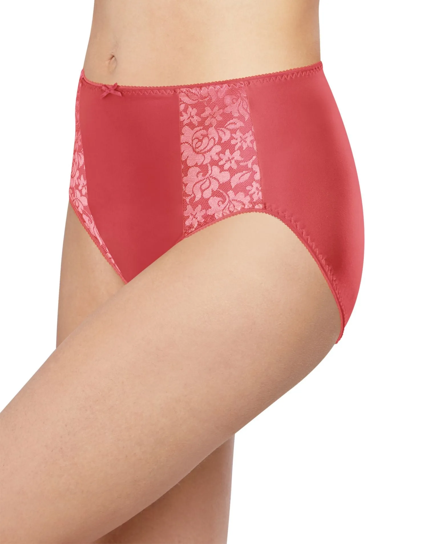 Bali Womens Double Support Hi-Cut Panty, 3-Pack