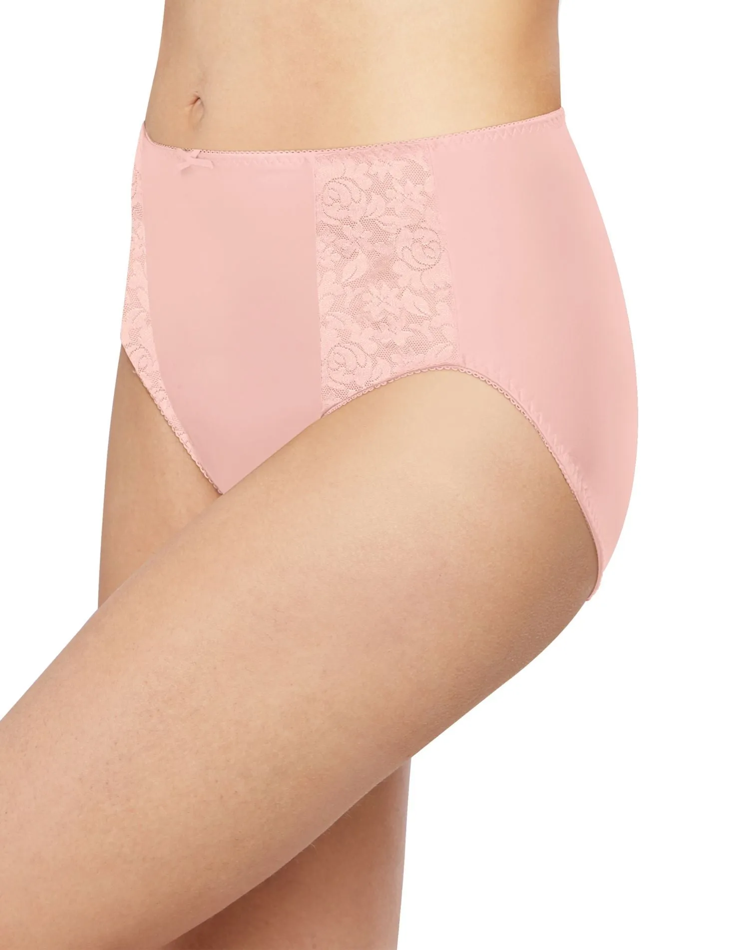 Bali Womens Double Support Hi-Cut Panty, 3-Pack