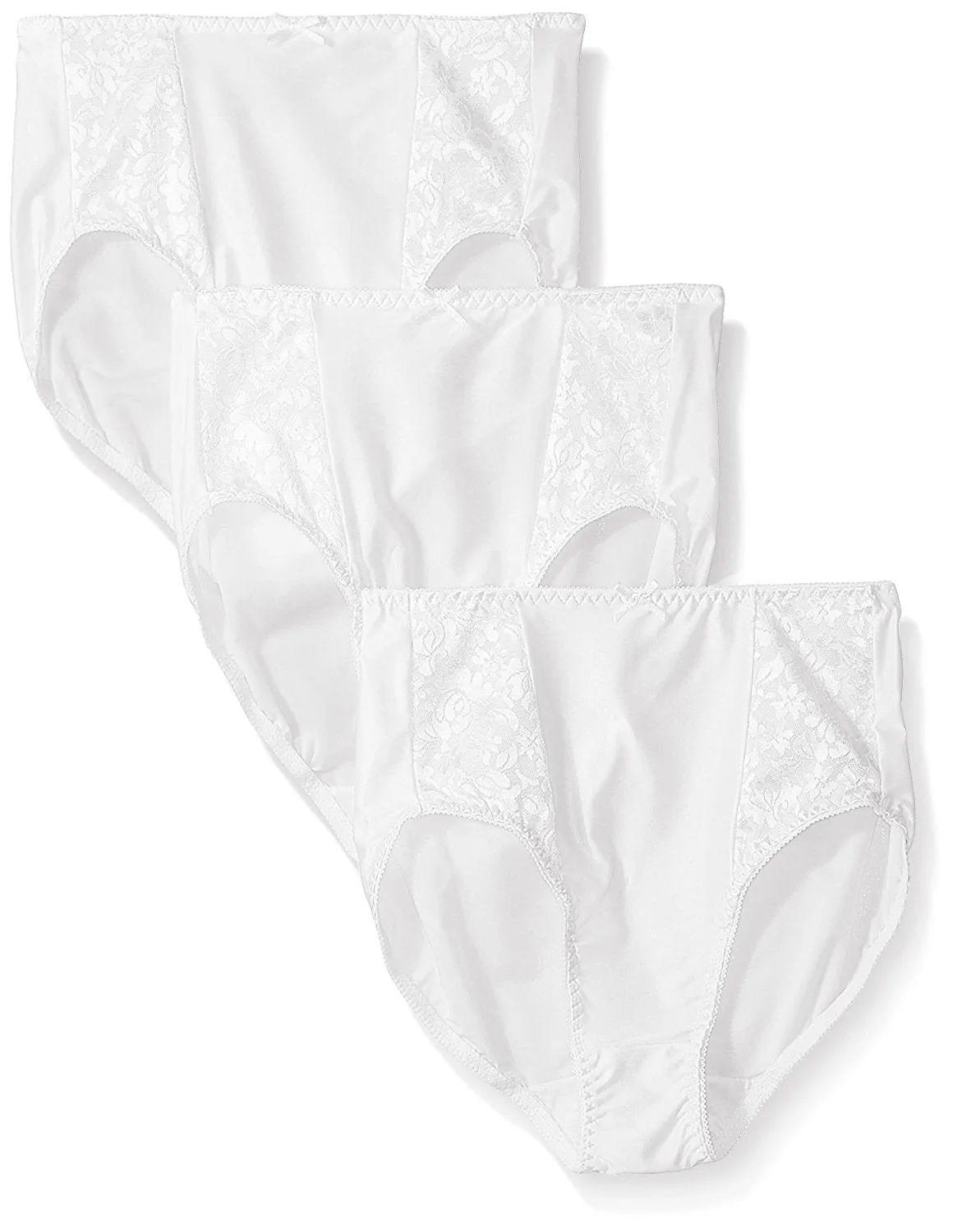 Bali Womens Double Support Hi-Cut Panty, 3-Pack