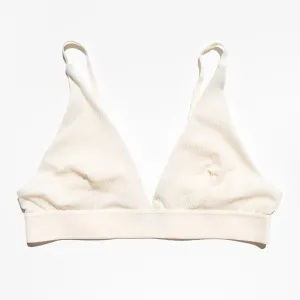 Baserange Ribbed Triangle Bra