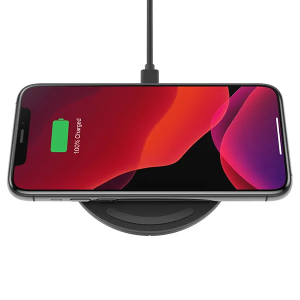 BELKIN 10W Wireless Charging Pad   Cable - Black  (Wall Charger Not Included)