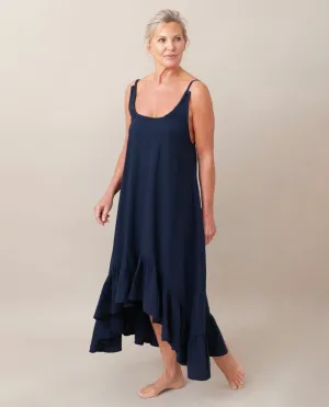 Belmira Organic Cotton Dress In Navy