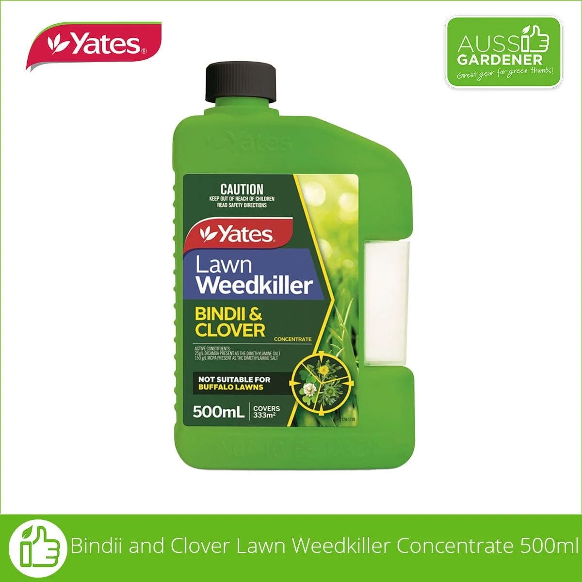 Bindii And Clover Lawn Weedkiller Concentrate 500ml