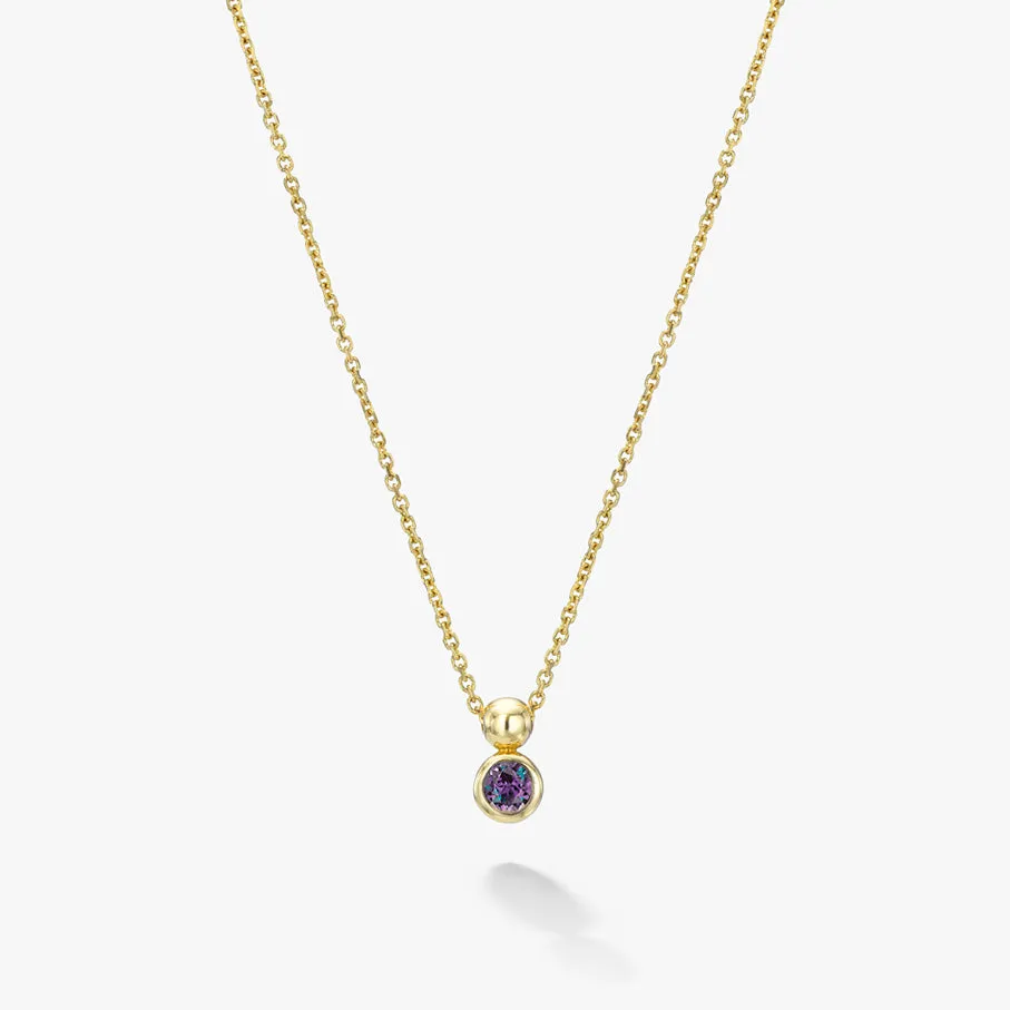 Birthstone Solo Necklace