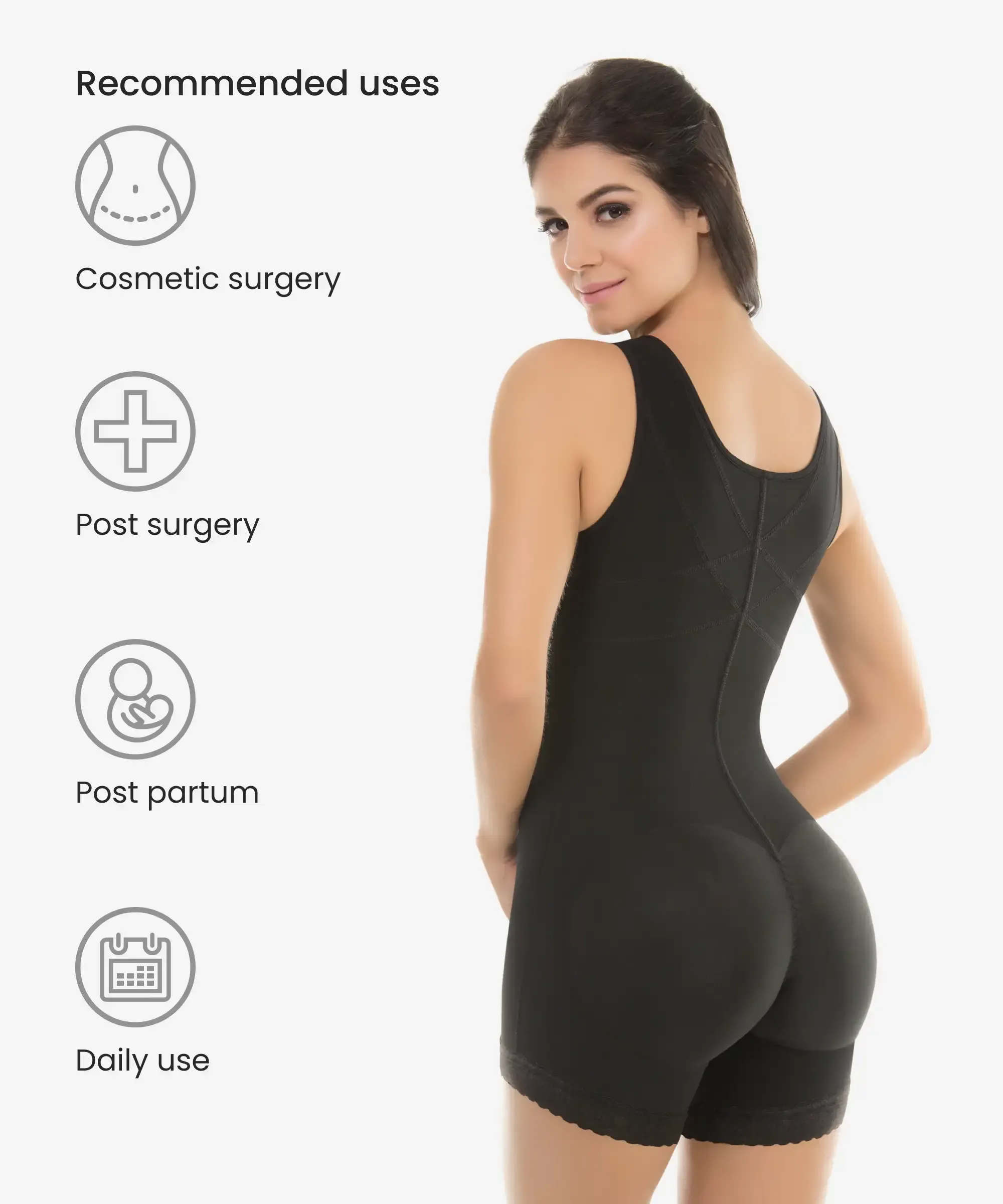 Black Body Shaper 3-Pack in style 436