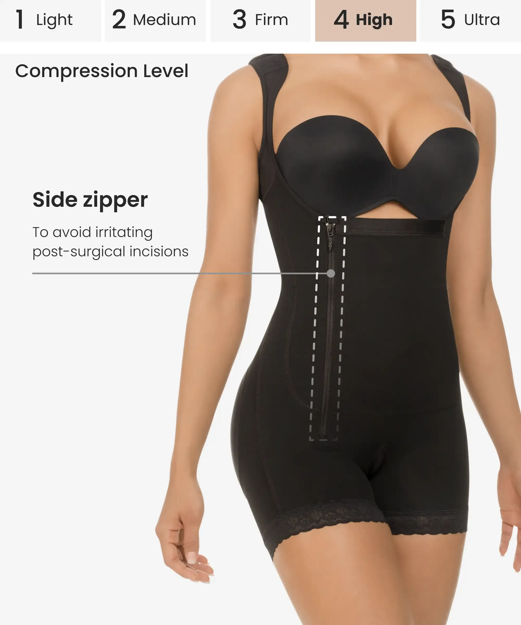 Black Body Shaper 3-Pack in style 436