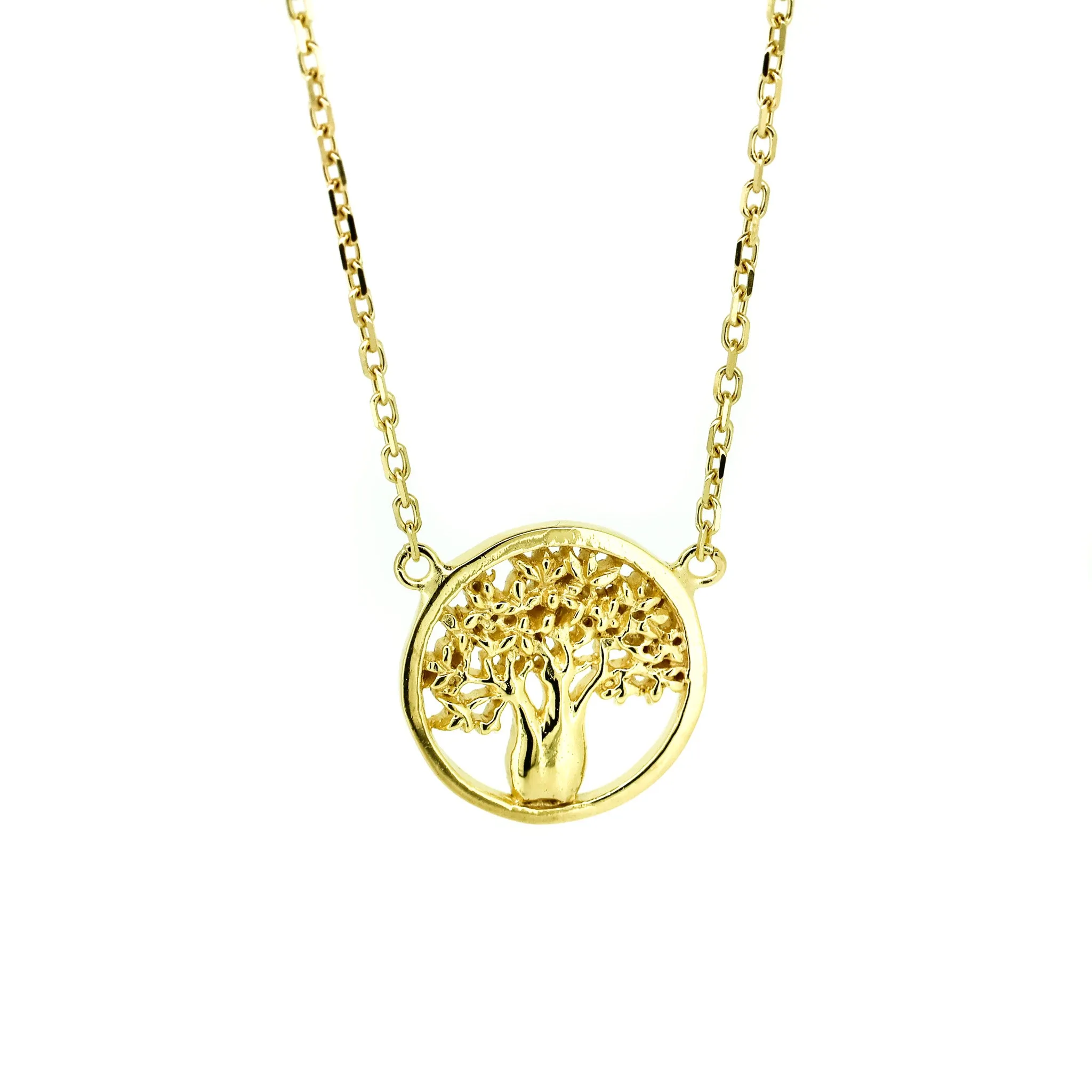 Boab Circle of Life Gold Necklace