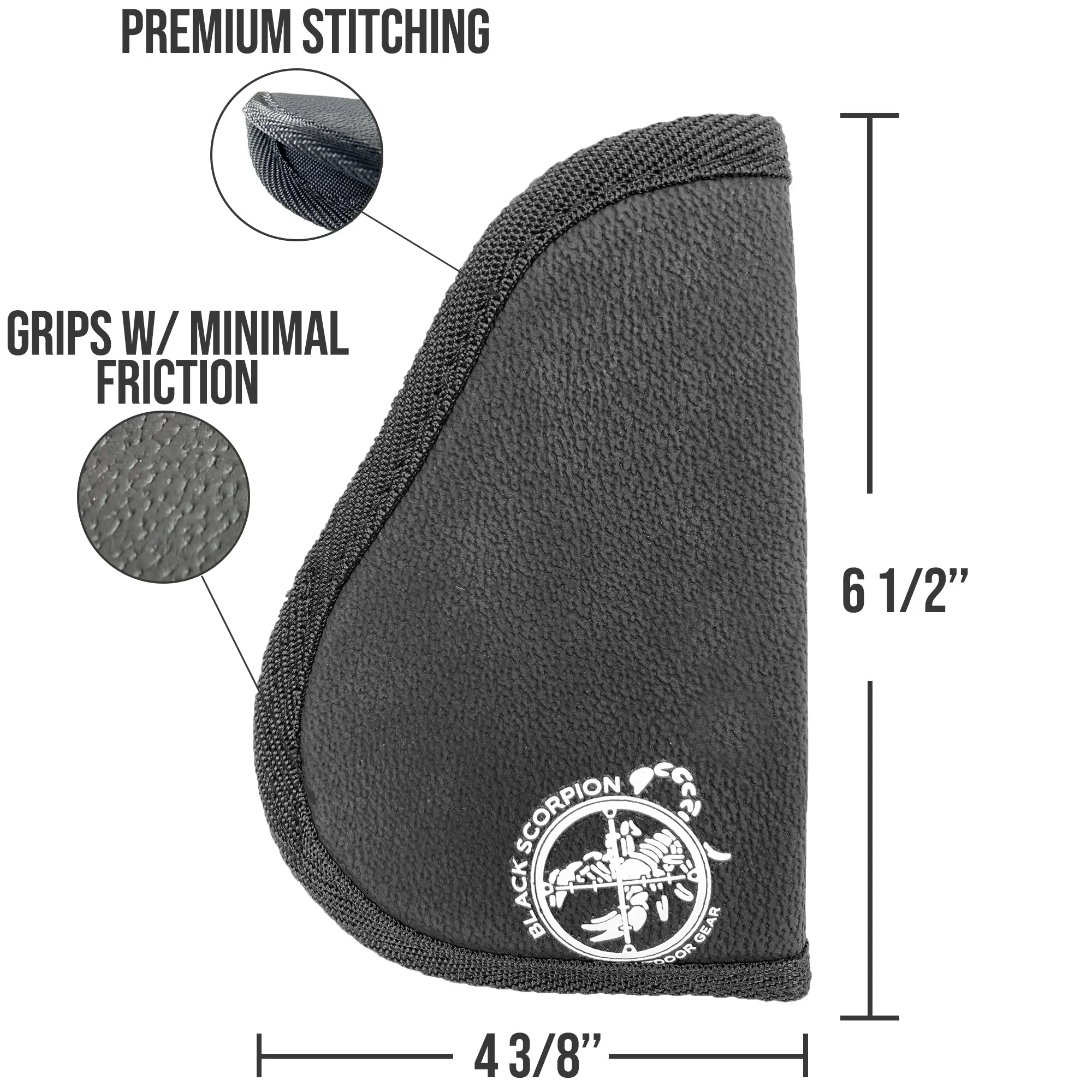 Body Grip Holster fits Single Stack Sub-Compacts Up to 3.6''