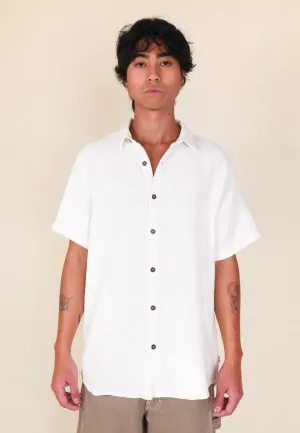 Bon Weave Shirt - Bone