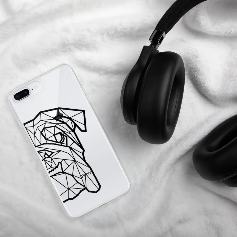 Bulldog Polygon iPhone Case