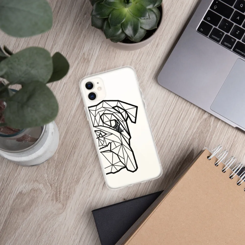 Bulldog Polygon iPhone Case