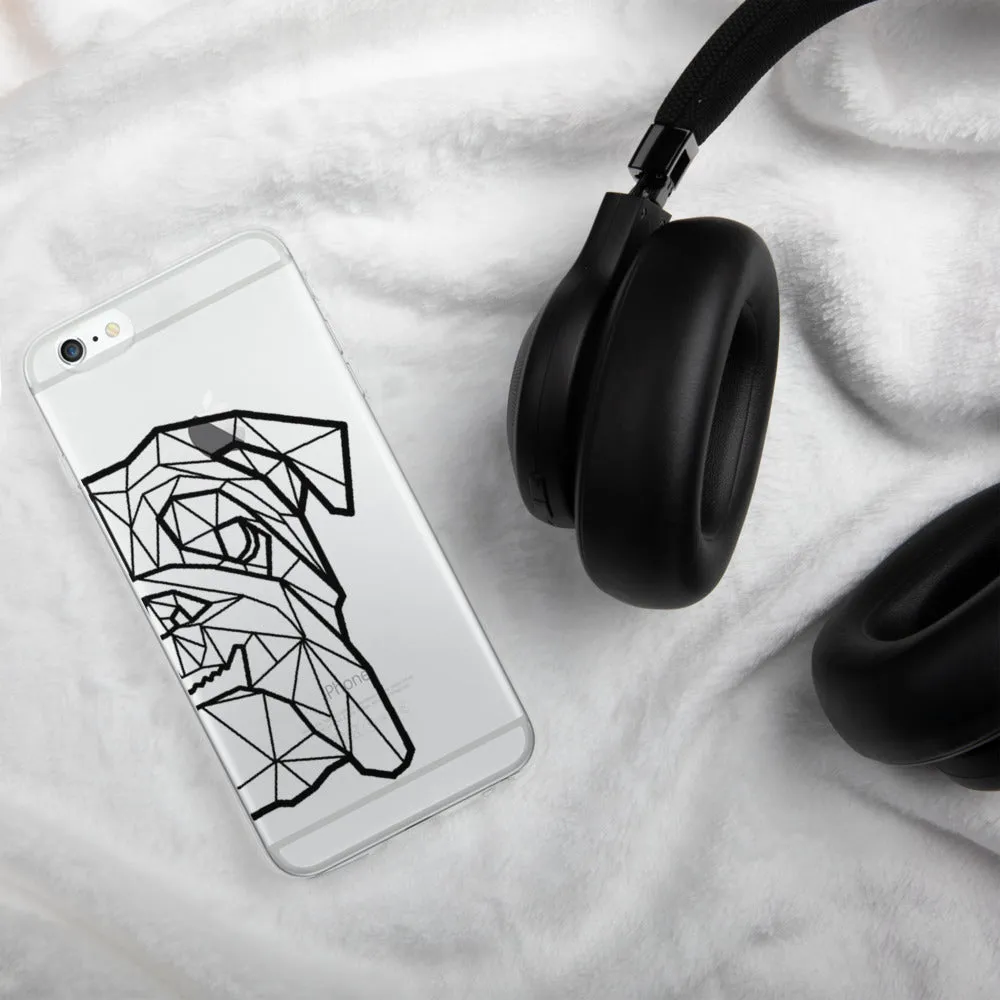 Bulldog Polygon iPhone Case