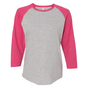 C1854W Ladies Baseball Fine Jersey T-shirt