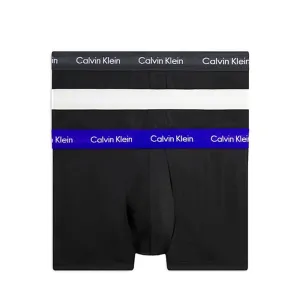 Calvin Klein 3er Pack Low Rise Trunk Cotton Stretch Boxershorts B-Ptm Grey Spc Blue Vprs Grey Wbs