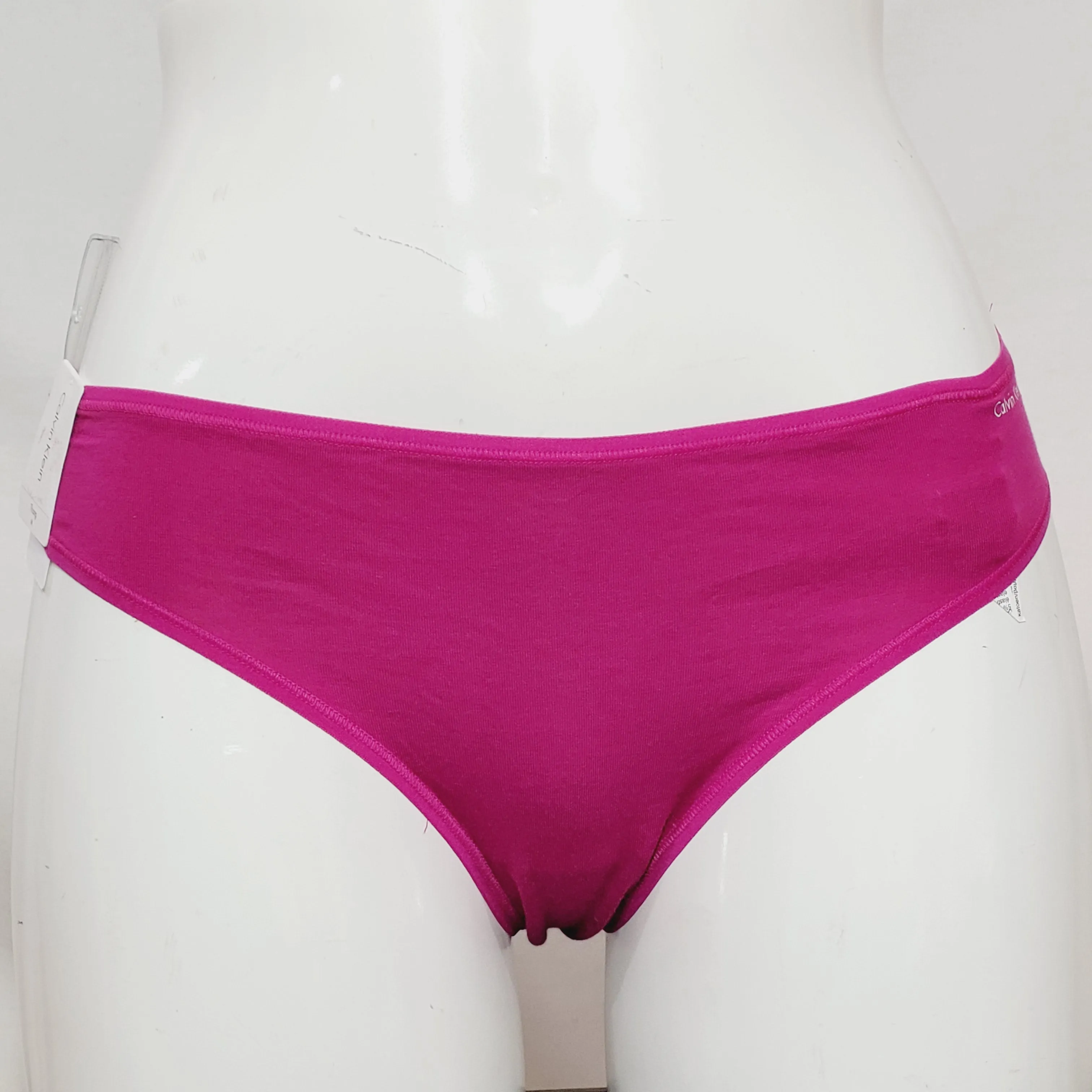 Calvin Klein QD3643 Cotton Form Thong MEDIUM Raspberry Pink NWT