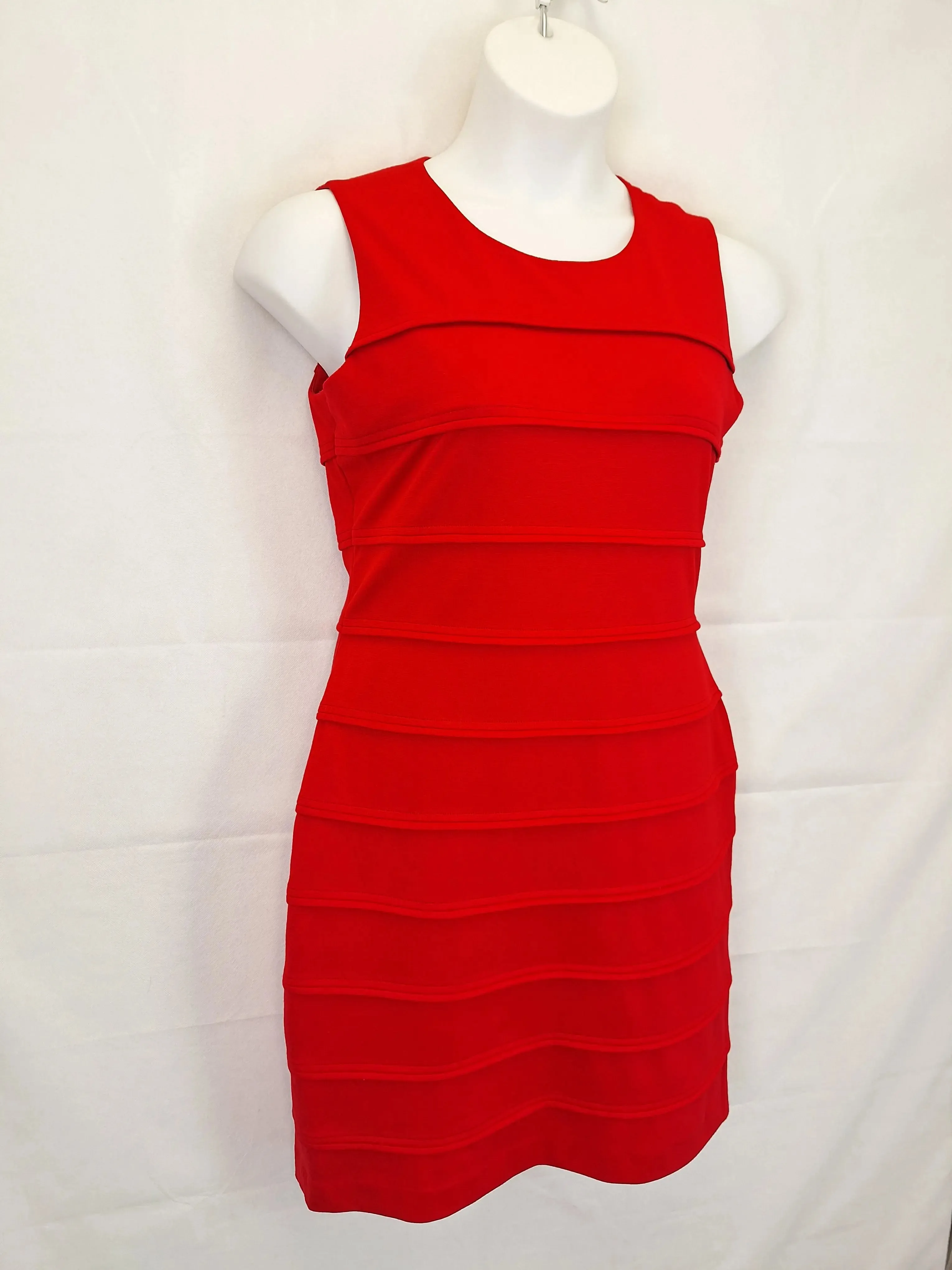 Calvin Klein Ruby Sophisticated Shift Mini Dress Size 10