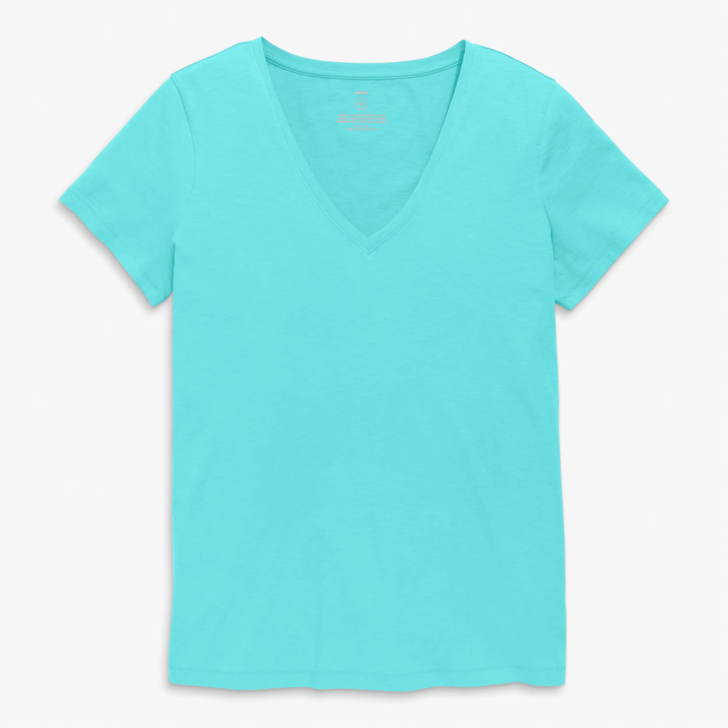 Clearance Fit 1 grown-ups slub v-neck tee in seasonal colors