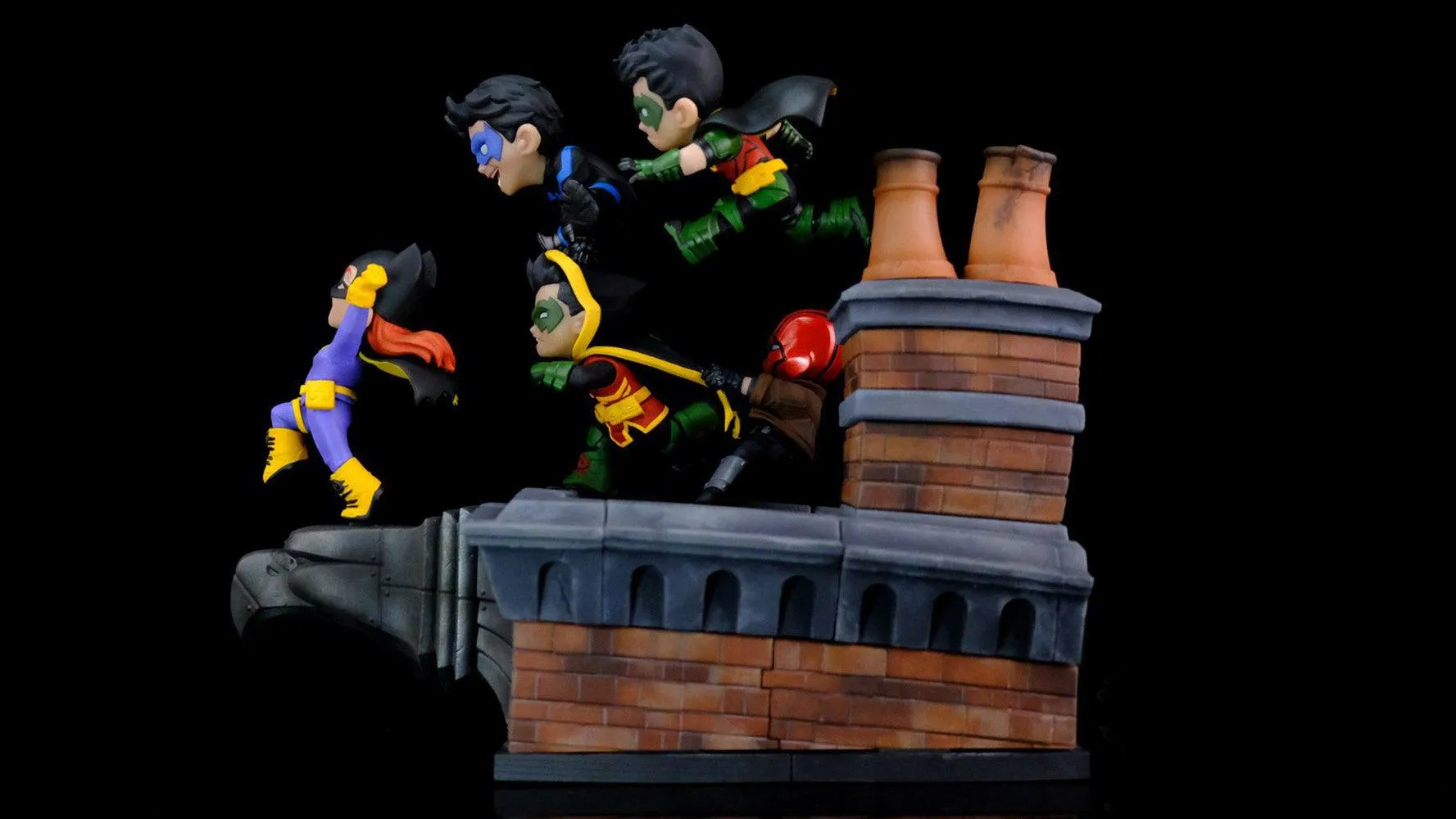 DC Comics Q-Master Gotham Rooftop Diorama