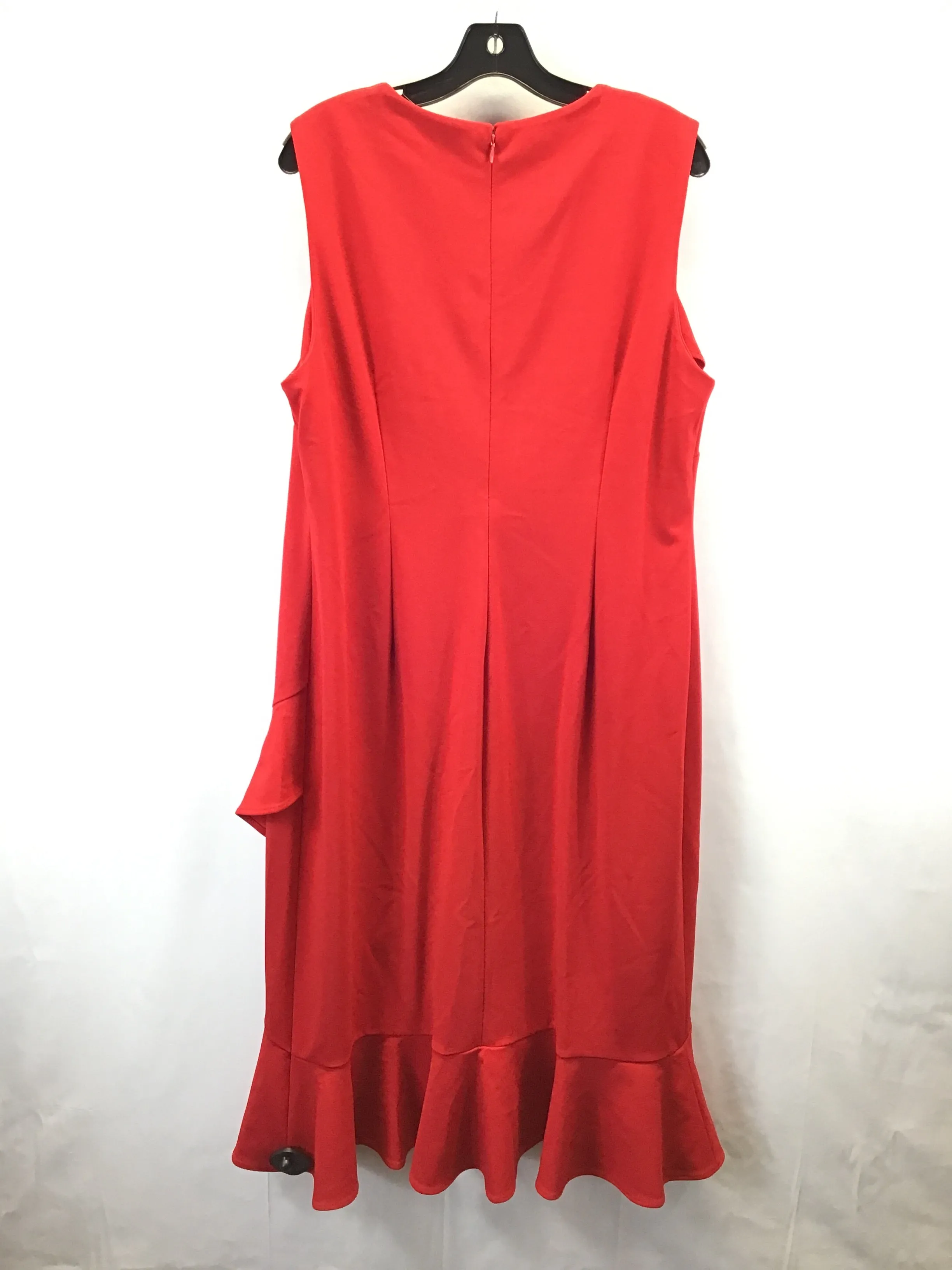 Dress Work By Calvin Klein In Red, Size: 2x