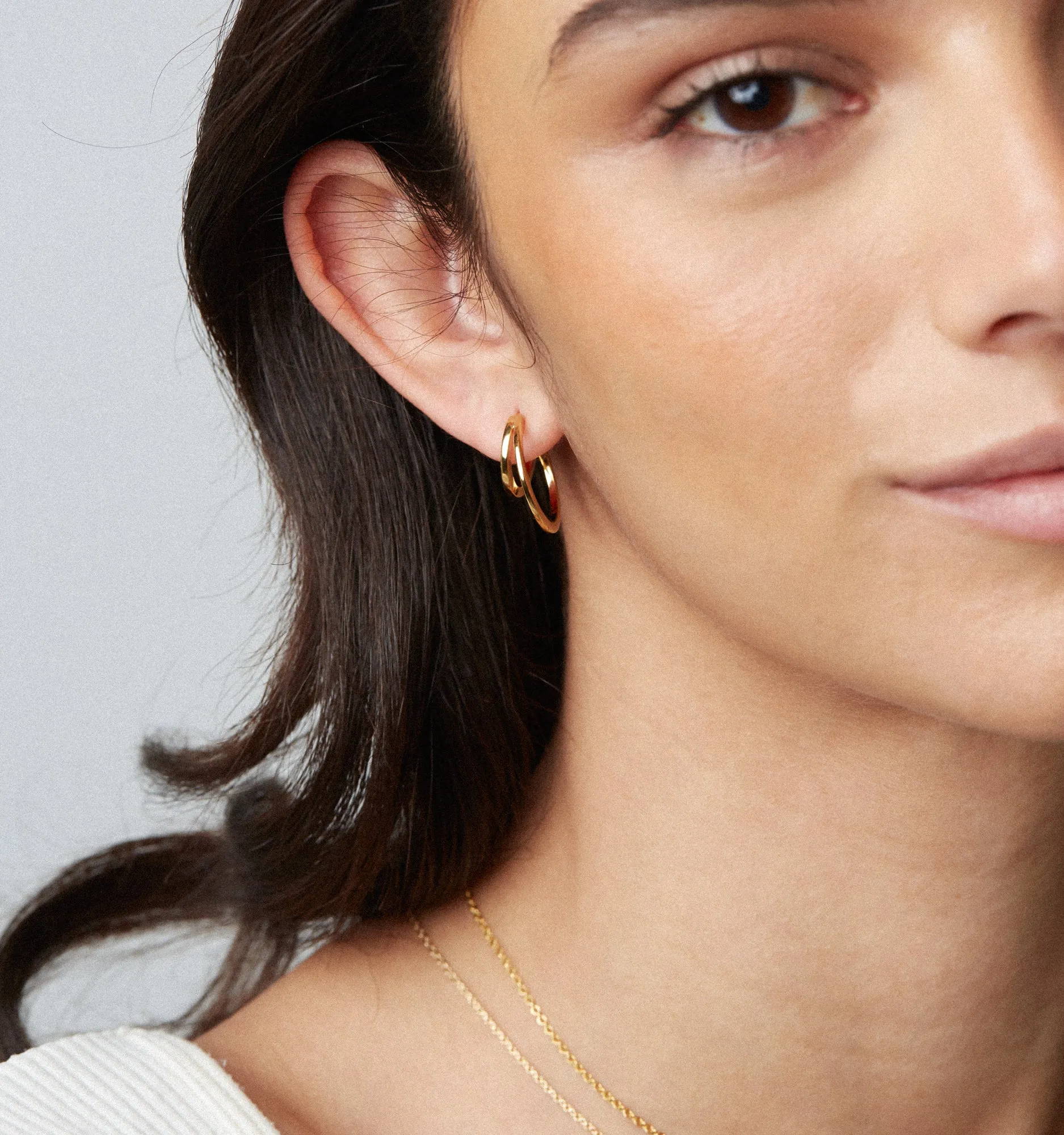 Duo Gold Hoops