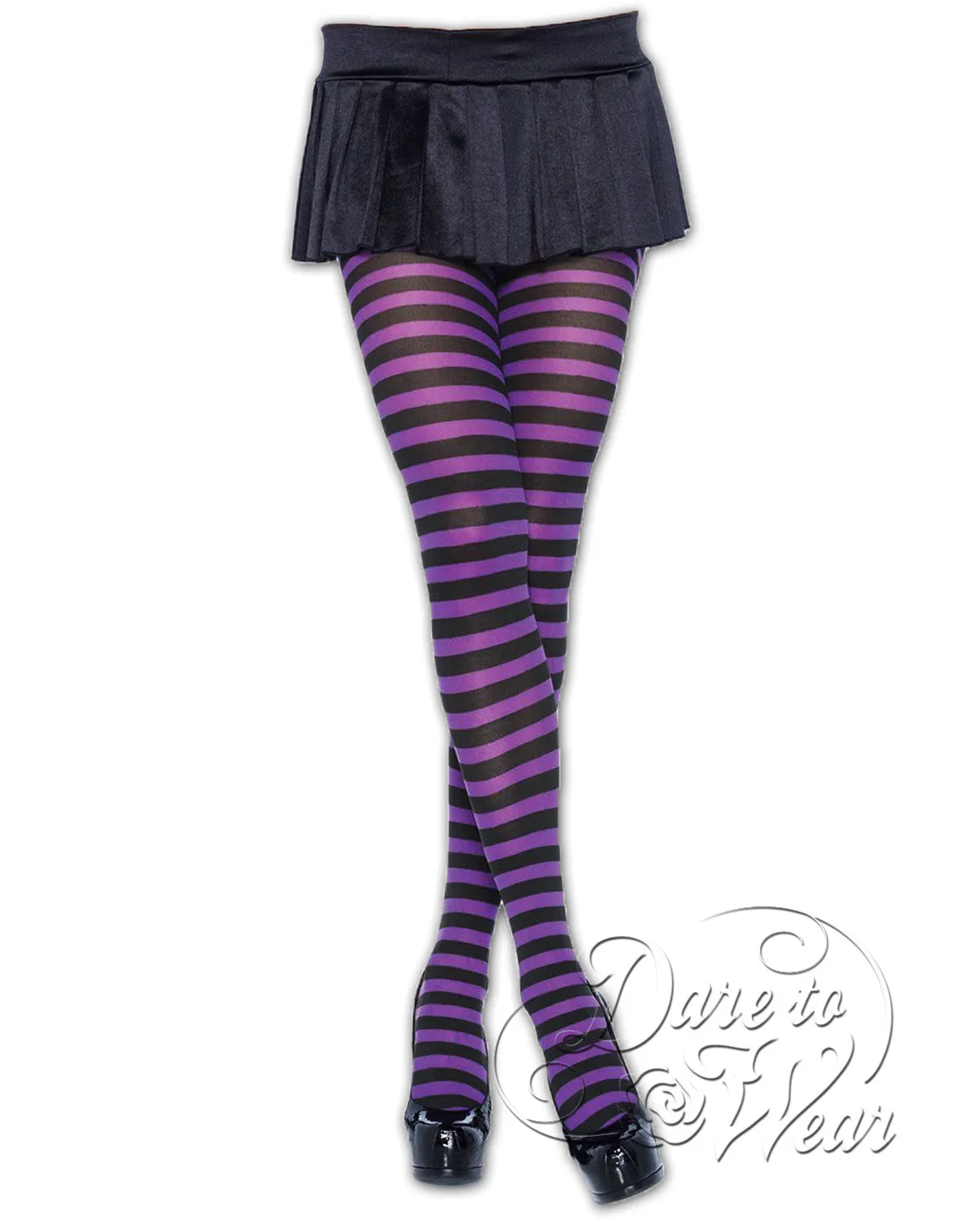 Enchantress Witch Costume with Angel Top, Black/Purple