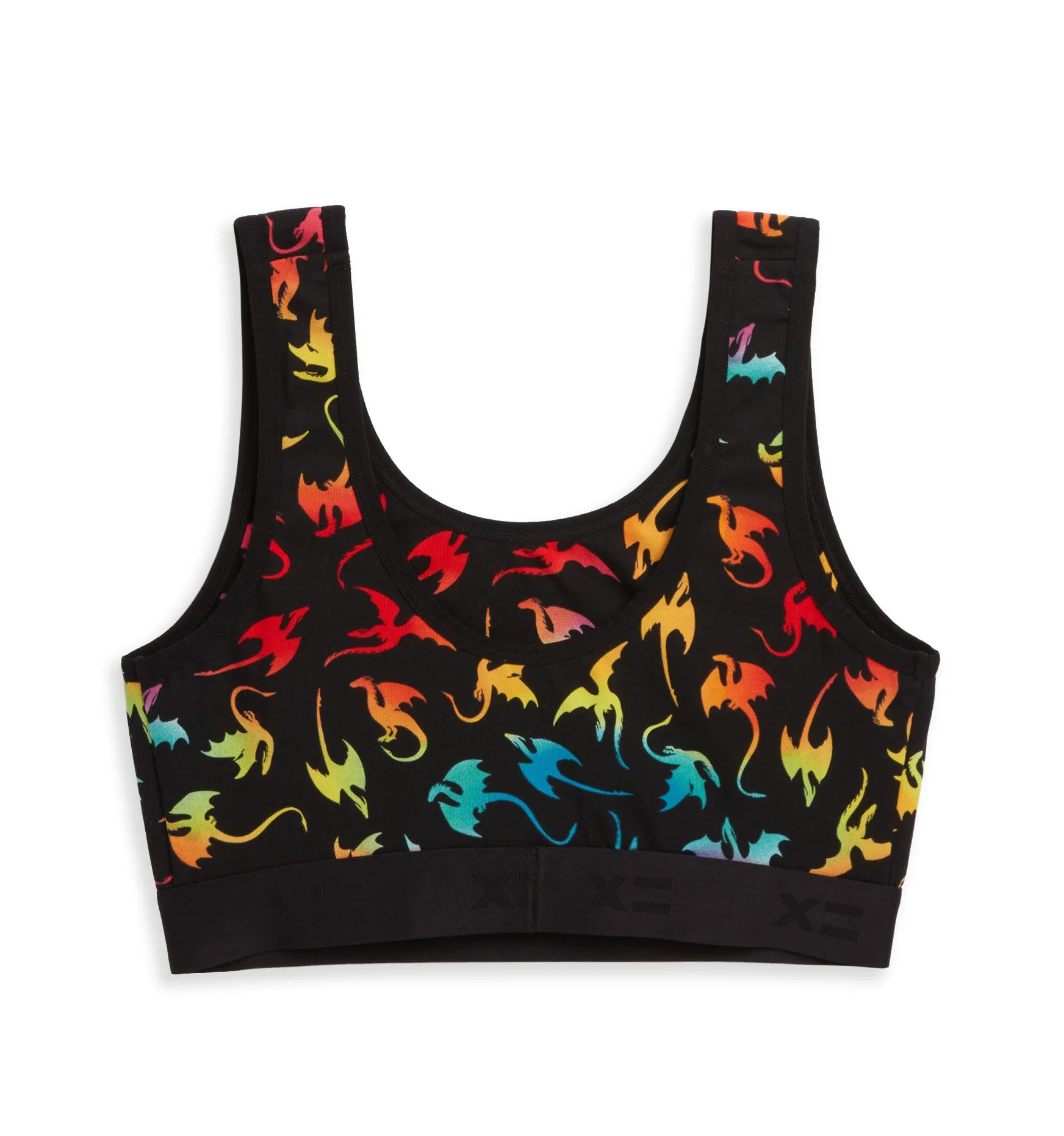 Essentials Soft Bra - Rainbow Dragon