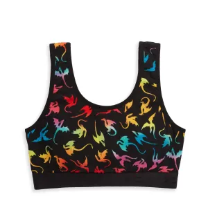 Essentials Soft Bra - Rainbow Dragon