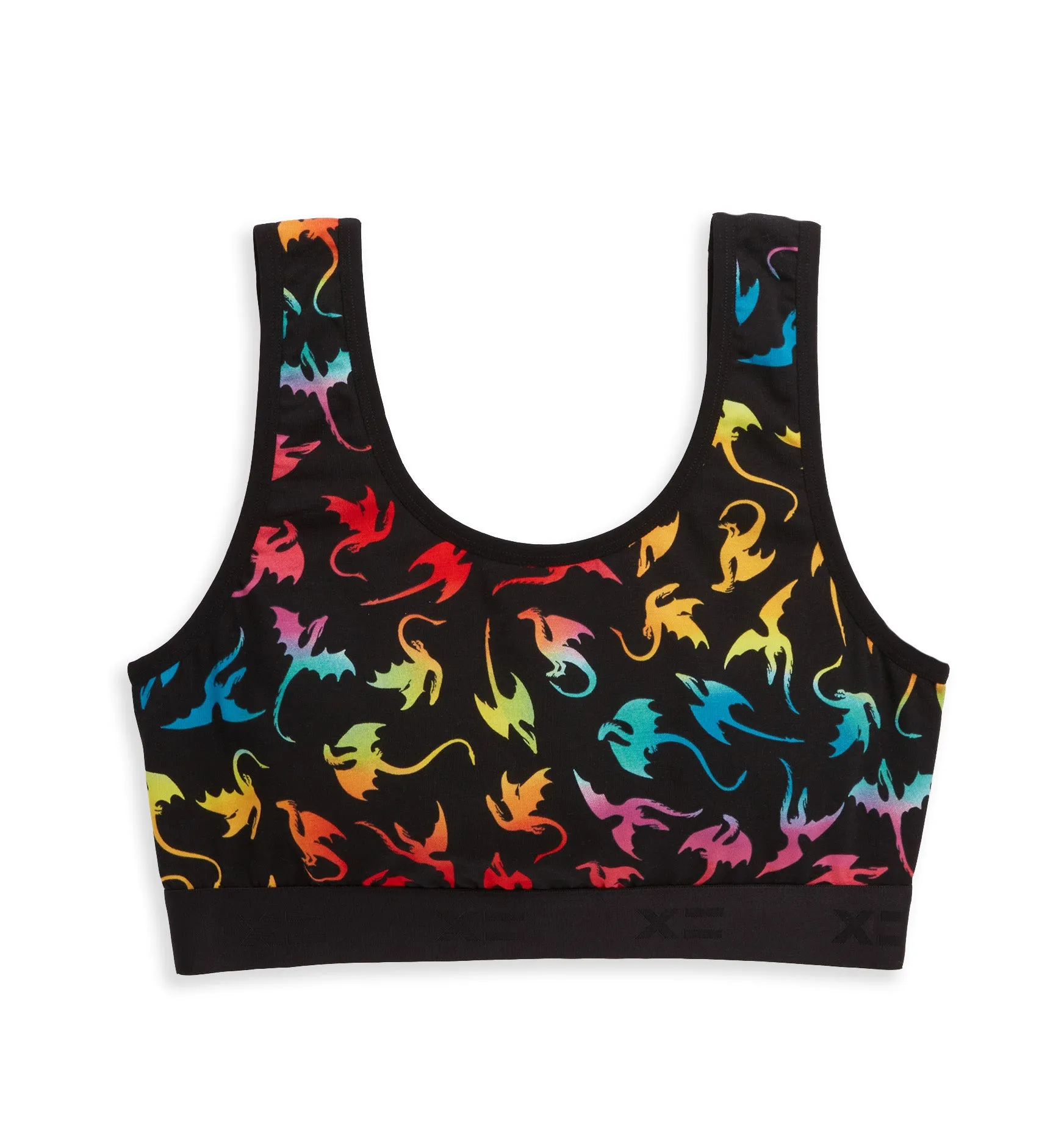 Essentials Soft Bra - Rainbow Dragon