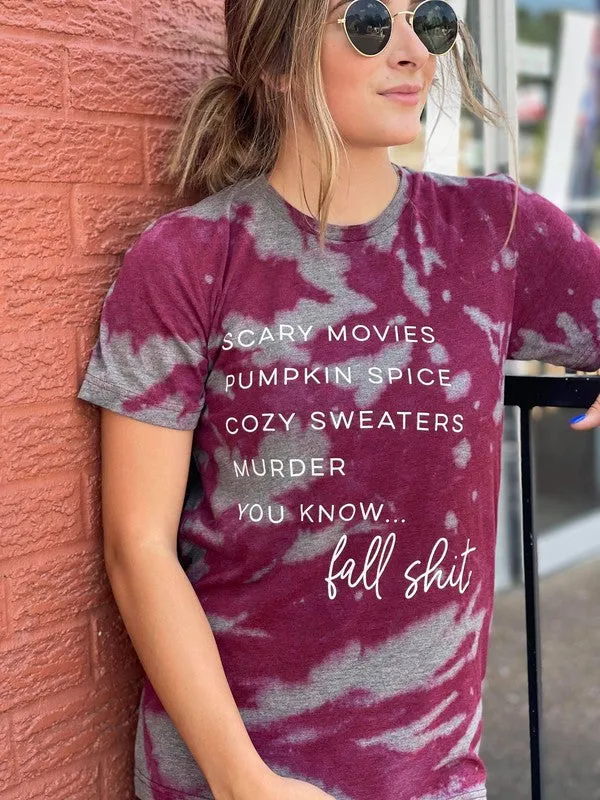 Fall Shit Distressed Tee - Unisex Shirt