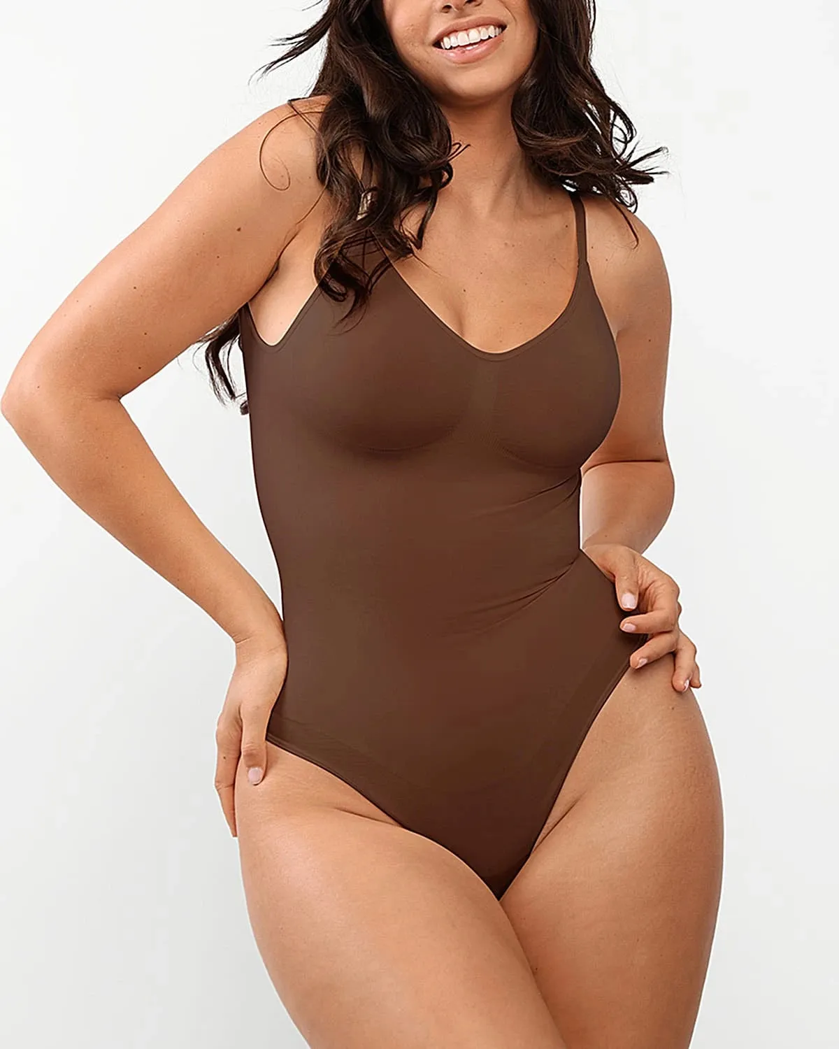 Flattering Backless Thong Bodysuit