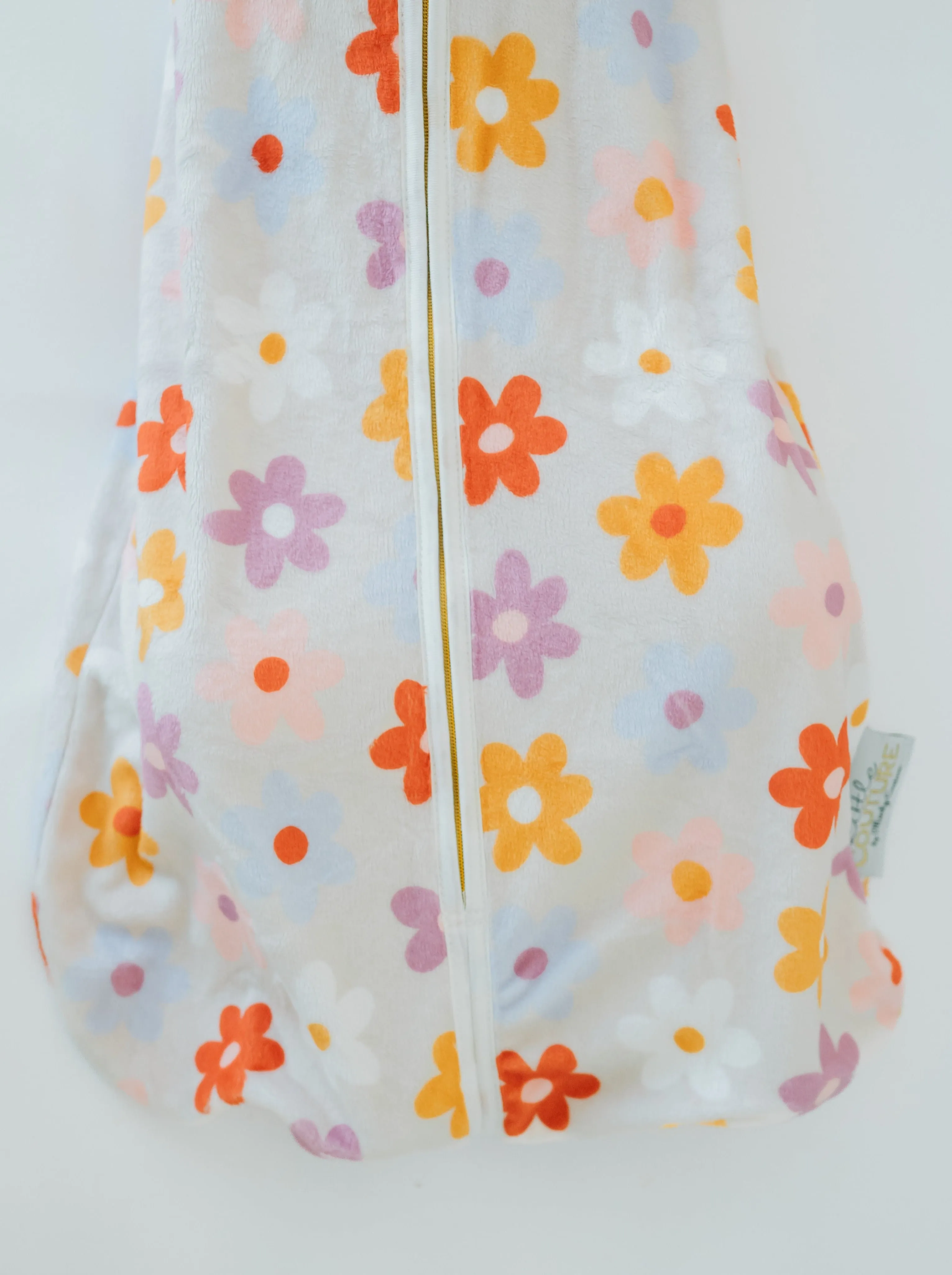 Flower Power Wearable Minky Blanket