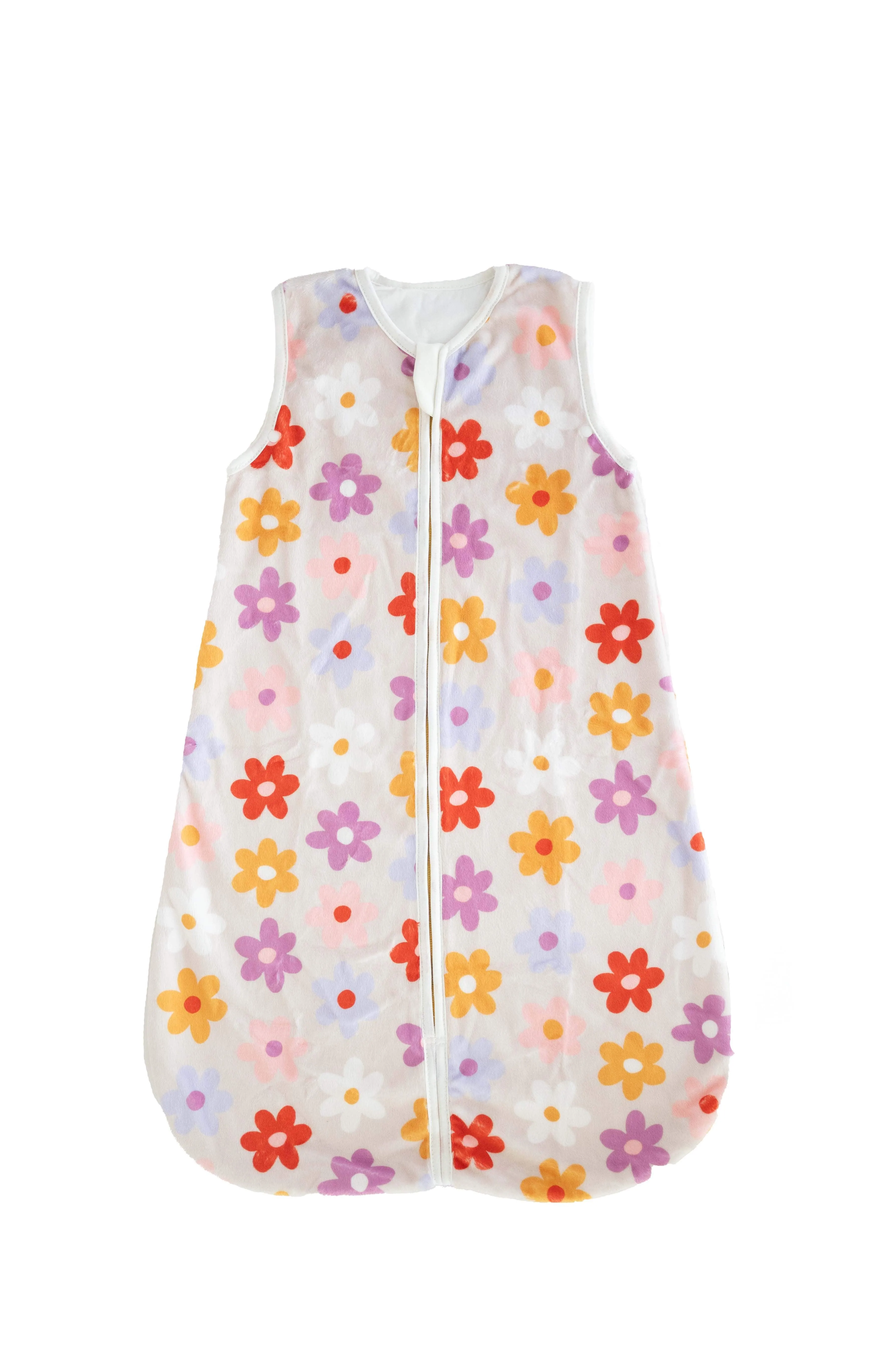 Flower Power Wearable Minky Blanket